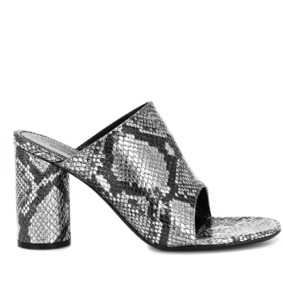 Balenciaga Snake-effect Leather Sandals - Picture 3 of 4